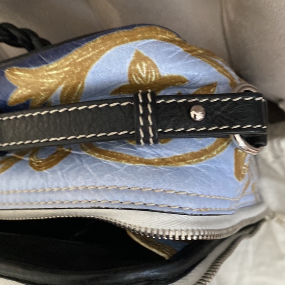 Balenciaga Blanket Square Floral-print Lambskin Bag / Small - Picture 11 of 12